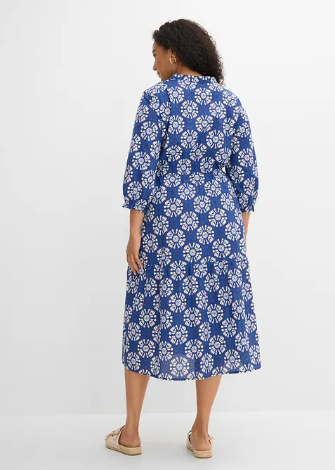 Weites Maxikleid aus reiner Baumwolle, bonprix