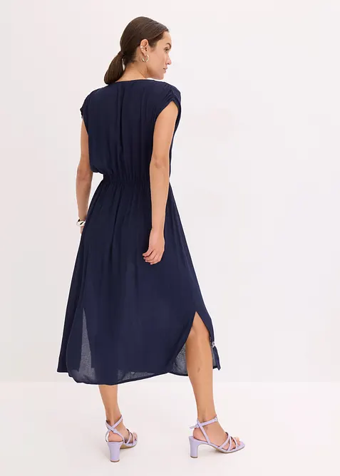 Boho-Midikleid aus flie&szlig;ender Viskose, bonprix
