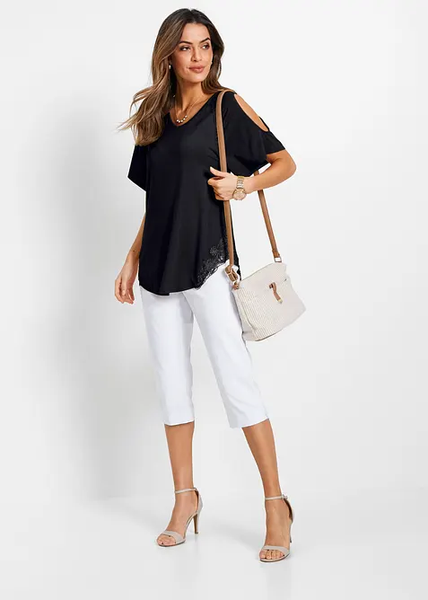Sac &agrave; bandouli&egrave;re en toile, bonprix