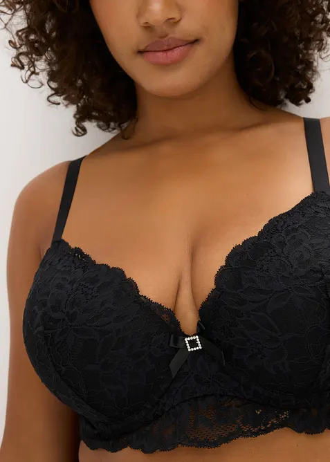 Schalen-BH mit zarter Spitze, bonprix