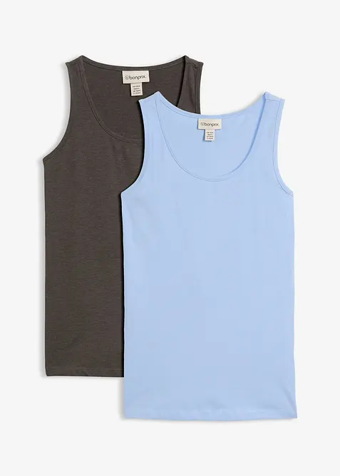 Tanktop (2er-Pack), bonprix