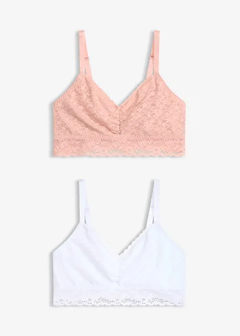 Lot de 2 brassi&egrave;res, bonprix