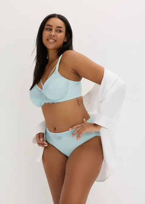 Soutien-gorge minimiseur avec dentelle d&eacute;licate, bonprix
