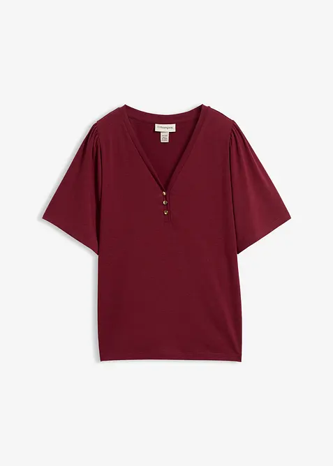 Shirt aus Viskose mit Kn&ouml;pfen, bonprix