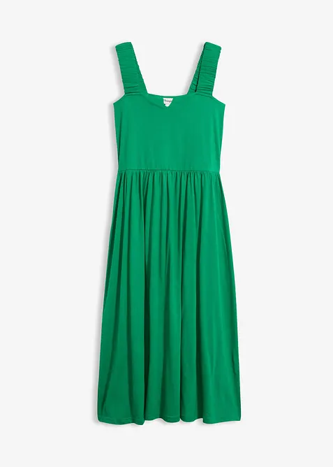 Shirtkleid mit leicht ausgestelltem Saum aus Baumwoll-Viskose-Mix, bonprix