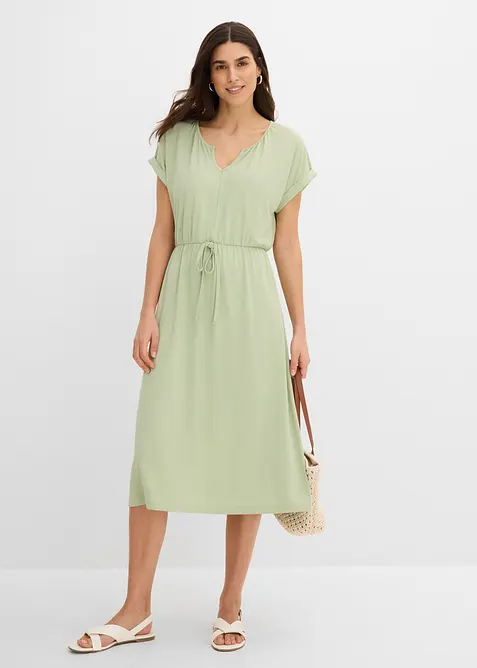 Robe en jersey de viscose m&eacute;lang&eacute;e, bonprix