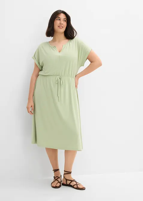 Robe en jersey de viscose m&eacute;lang&eacute;e, bonprix
