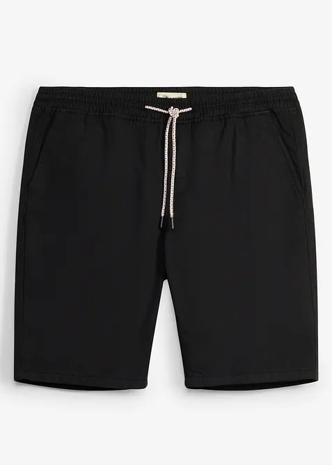 Bermuda 100% coton &agrave; taille &eacute;lastiqu&eacute;e, regular, bonprix