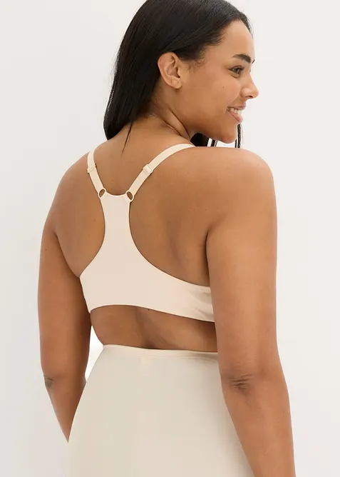 Soutien-gorge coton &agrave; coques et armatures, fermeture devant, bonprix