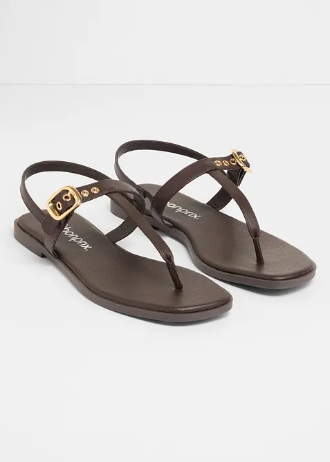 Zehenstegsandalen mit &Ouml;sen, bonprix