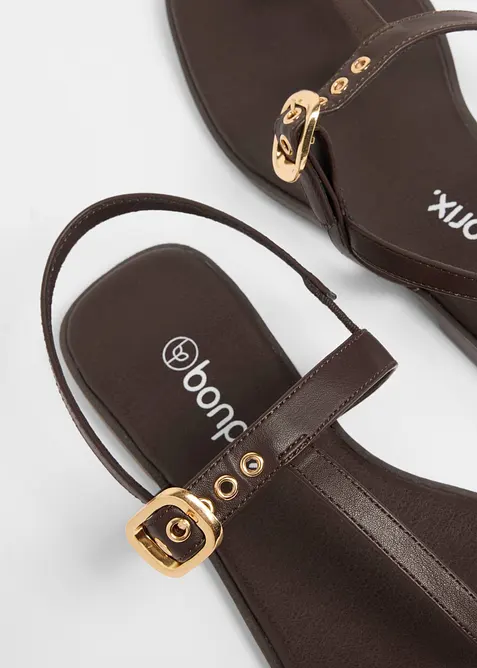 Zehenstegsandalen mit &Ouml;sen, bonprix