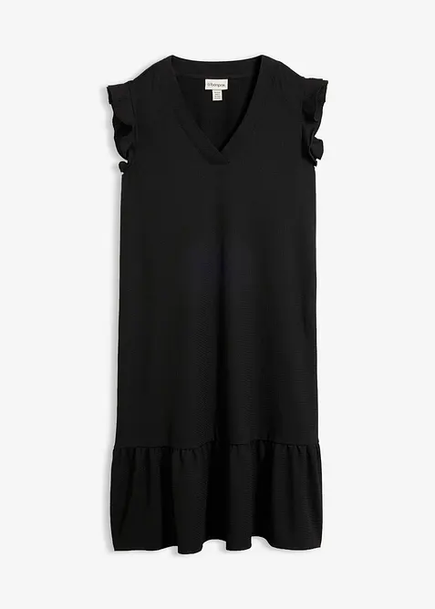Jerseykleid mit Volant, bonprix