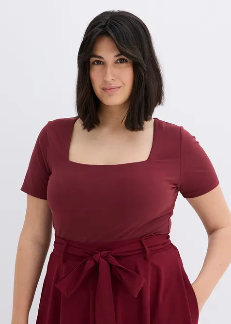 Shirt mit Karree-Ausschnitt, bonprix