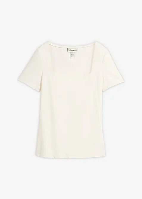 T-shirt &agrave; col carr&eacute;, bonprix