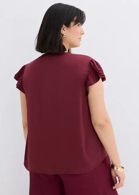 Blouse &agrave; volants, bonprix