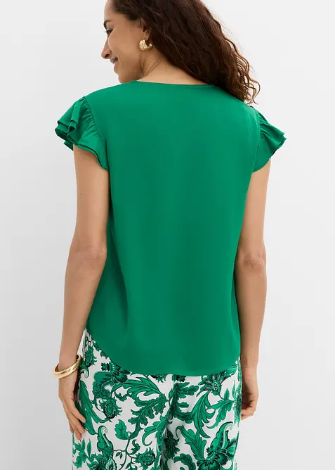 Bluse mit Volants, bonprix