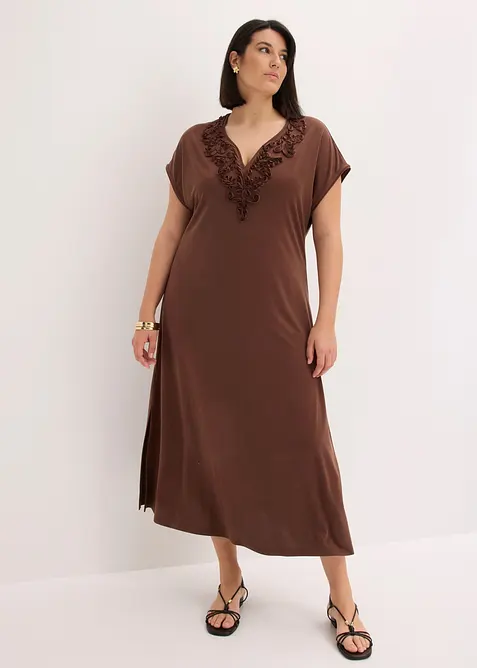 Tunika-Kleid mit Stickerei, bonprix