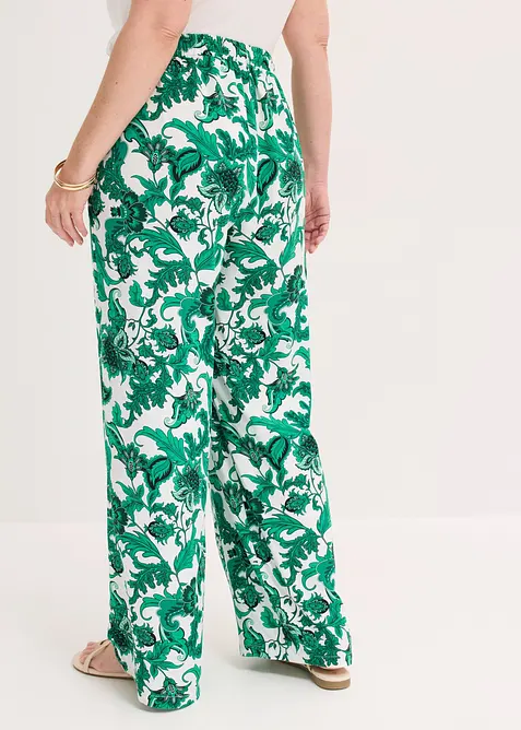 Marlenehose aus flie&szlig;ender Viskose, bonprix