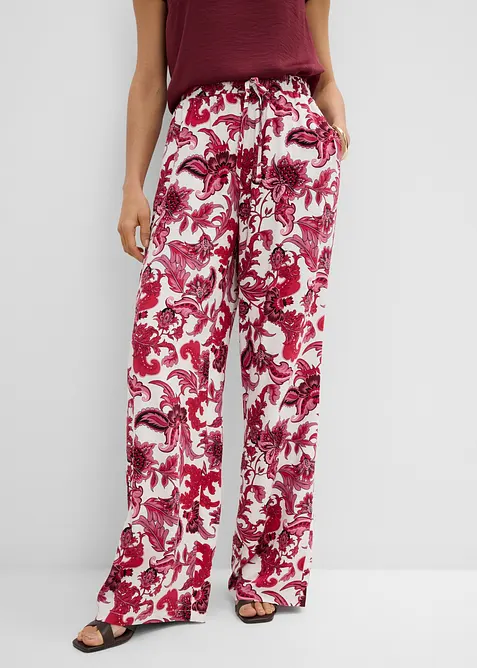 Marlenehose aus flie&szlig;ender Viskose, bonprix