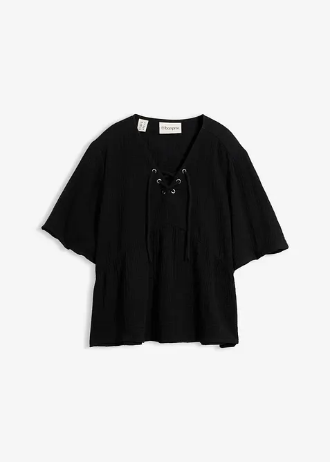 Blusenshirt aus luftigem Musselin, bonprix