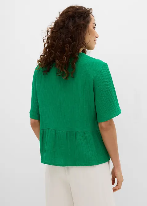 Blusenshirt aus luftigem Musselin, bonprix