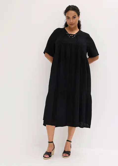 Midikleid aus reiner Baumwolle, bonprix