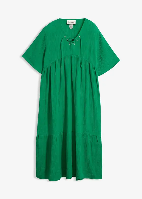 Midikleid aus reiner Baumwolle, bonprix
