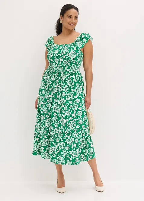 Midikleid aus Viskose-Mix, bonprix