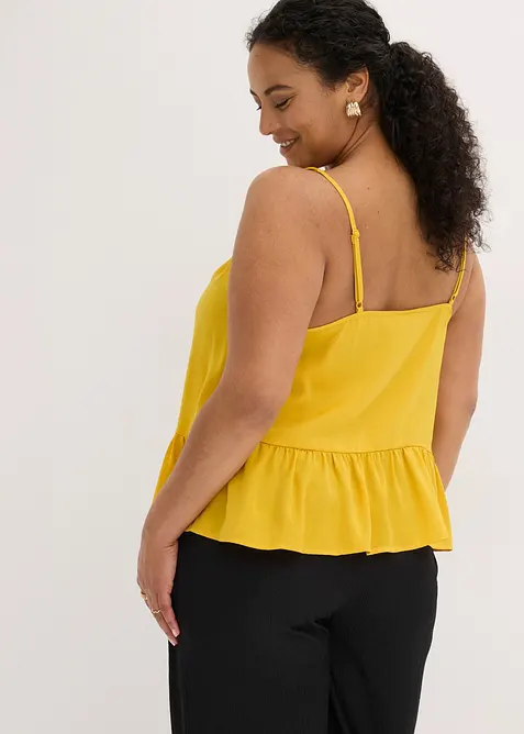 Top blouse en satin fluide, bonprix