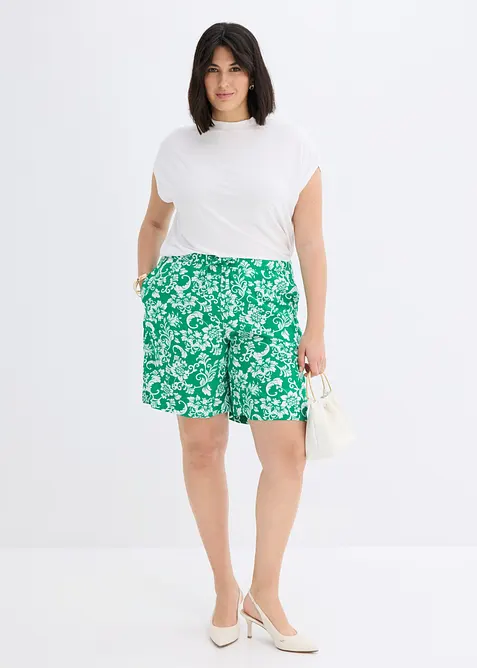 Shorts aus flie&szlig;ender Viskose, bonprix