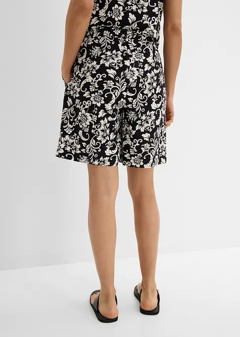 Shorts aus flie&szlig;ender Viskose, bonprix