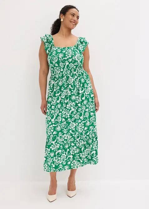 Midikleid aus Viskose-Mix, bonprix