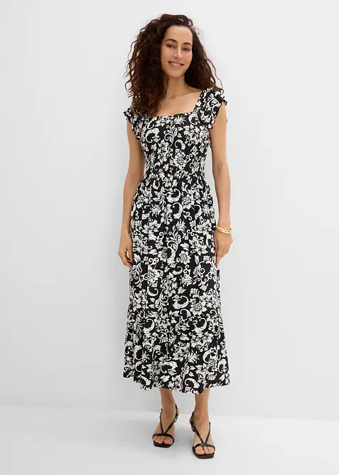 Midikleid aus Viskose-Mix, bonprix