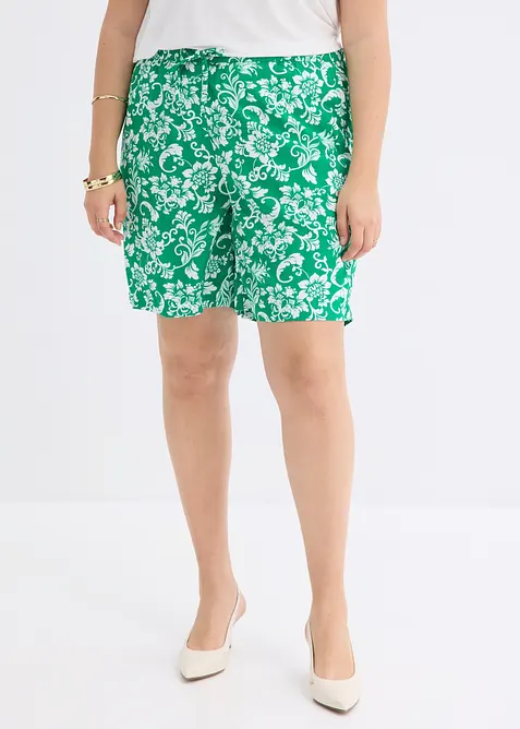Shorts aus flie&szlig;ender Viskose, bonprix