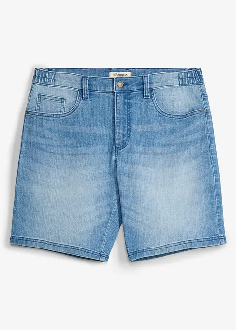 Leichte Jeans-Shorts mit Dehnbund, Relaxed Fit, bonprix