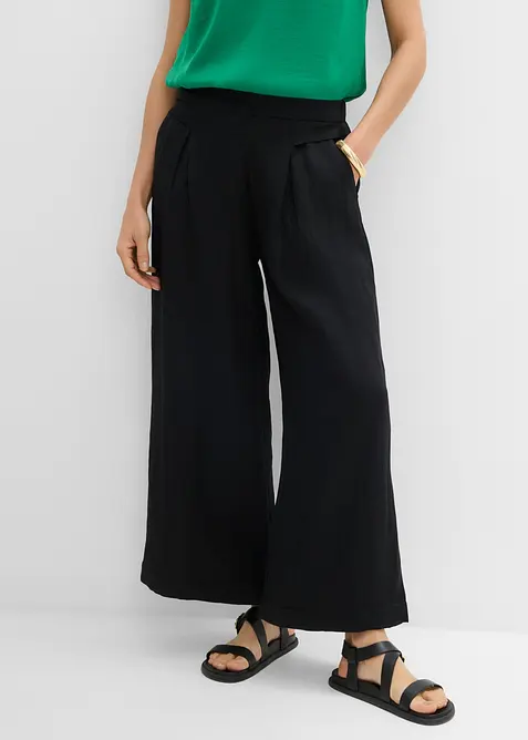 Culotte mit flie&szlig;ender Viskose, bonprix
