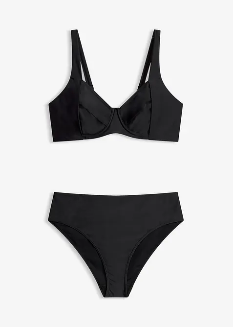 Minimizer-Bikini mit Light Shape-Highwaist Bikinihose (2-tlg. Set), bonprix