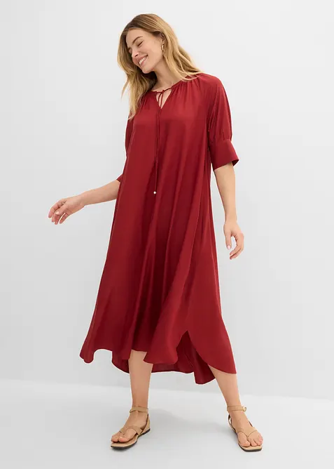 Tunika-Kleid aus flie&szlig;ender Viskose, bonprix