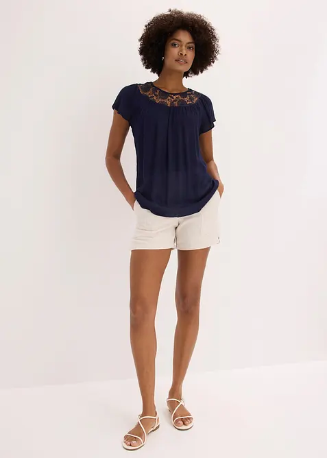 Bluse aus reiner Viskose, bonprix