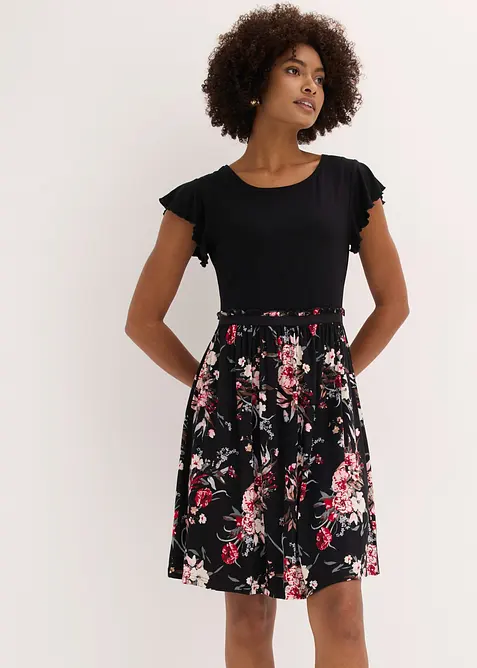 Jerseykleid aus Viskose-Mix, bonprix
