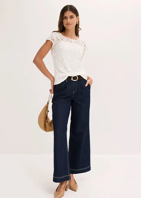 Spitzen-Blusenshirt, bonprix