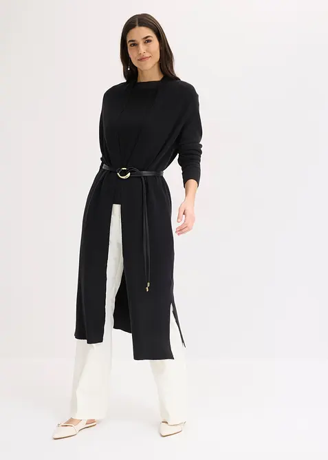 Longstrickjacke mit Viskose, bonprix