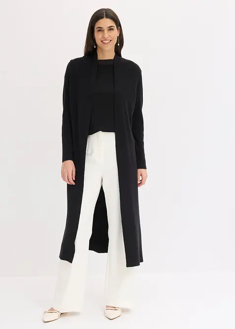 Longstrickjacke mit Viskose, bonprix