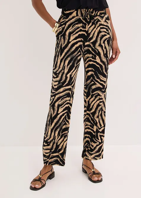 Jersey-Hose aus flie&szlig;endem Viskose-Mix, bonprix
