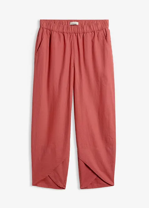 3/4-Hose aus leichtem Leinen-Mix, bonprix