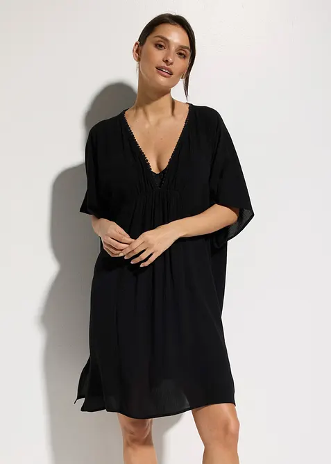 Tunique de plage aspect froiss&eacute;, bonprix