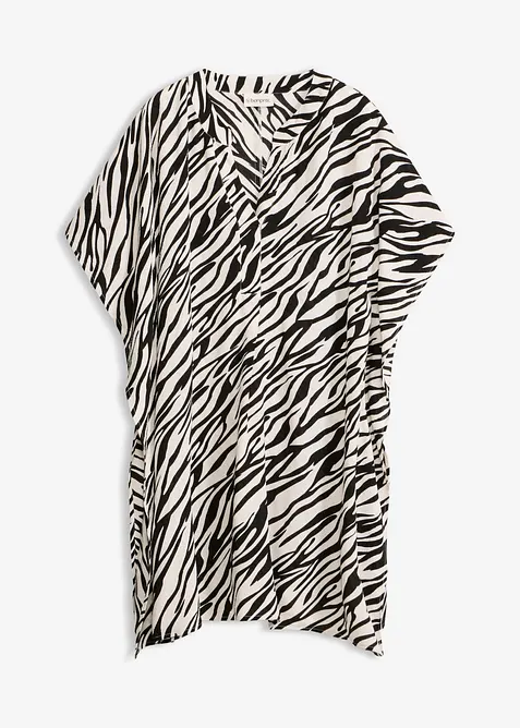 Strandtunika aus strukturiertem Crinkle, bonprix