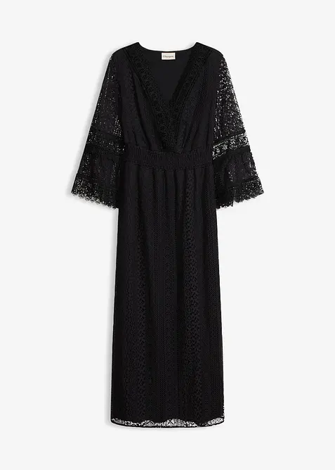Maxikleid in Crochet-Optik, bonprix