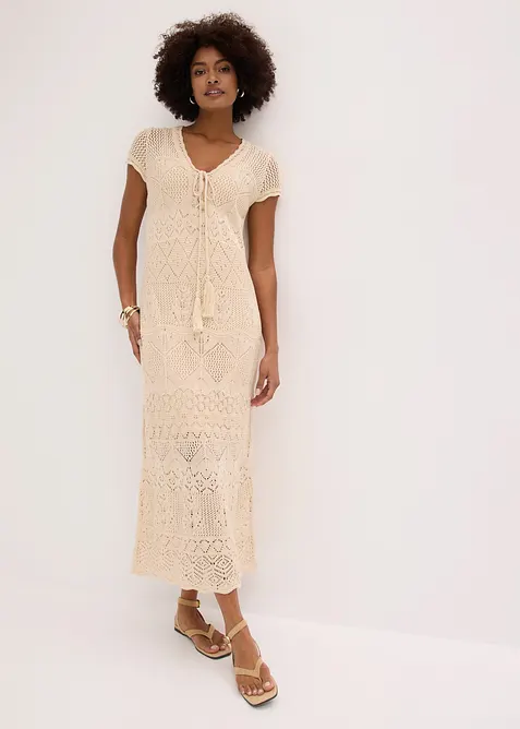 Strickkleid mit Ajour-Muster, bonprix