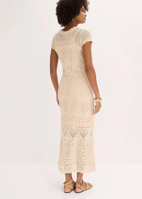 Strickkleid mit Ajour-Muster, bonprix